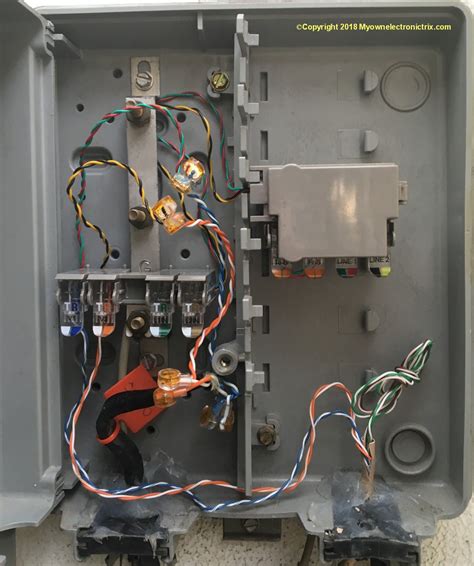 telephone junction box outdoor|outside phone box wiring diagram.